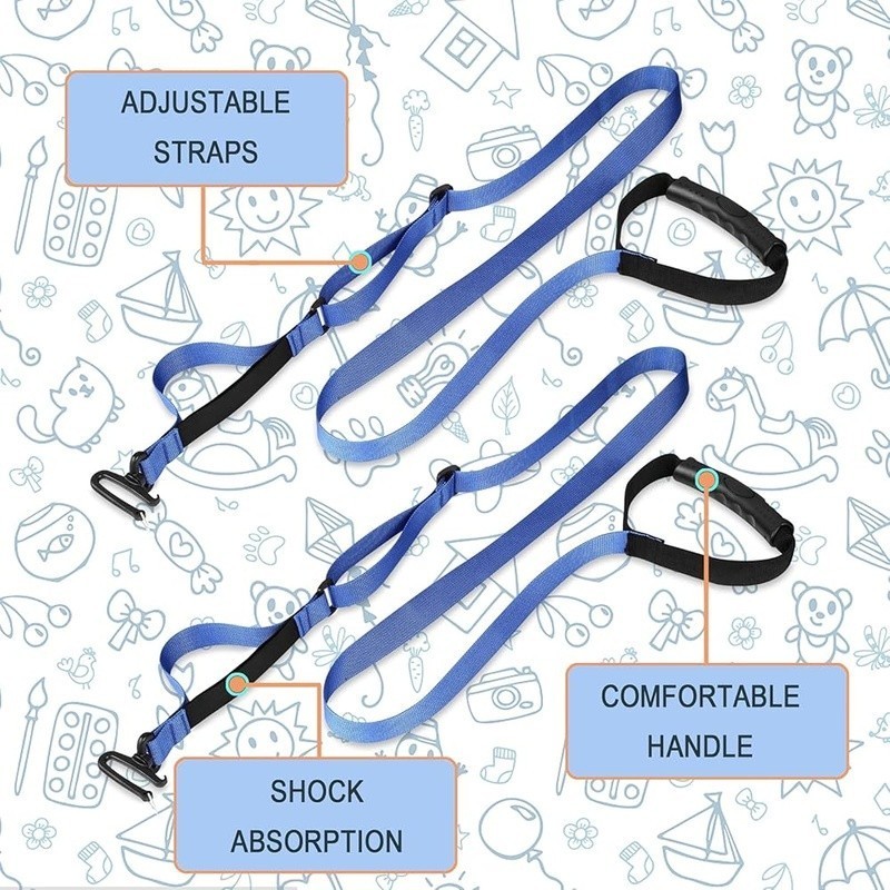 Kids Ski Harness Adjustable Speed Control Training Backpack Durable Nylon Safe