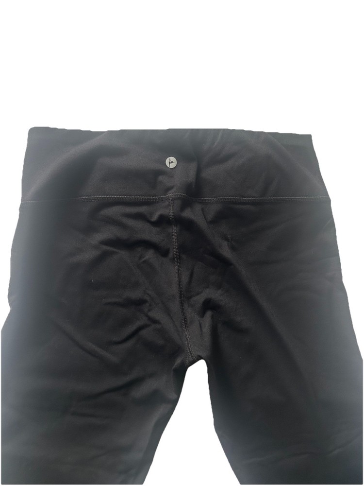 90 Degree By Reflex Leggings Size Large Black Front Inside Pocket Pull On