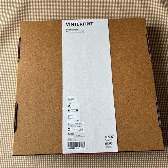 IKEA VINTERFINT Decoration Christmas tree shaped pine/white. NEW