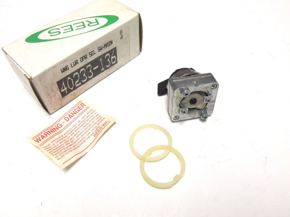 * NIB... REES Operator Selector Switch-Main Cat# 40233-136 .. WP-153