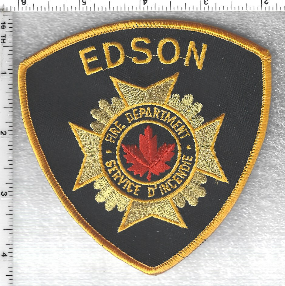 Edson Fire Department  (Alberta, Canada)  Shoulder Patch