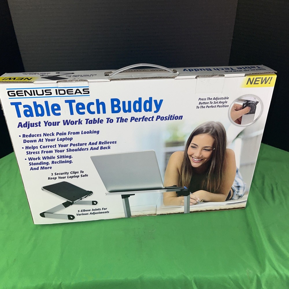 Genius Ideas TABLE TECH BUDDY Adjustable laptop desk