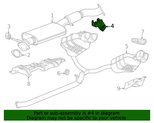 Genuine GM Mount Insulator 26416288
