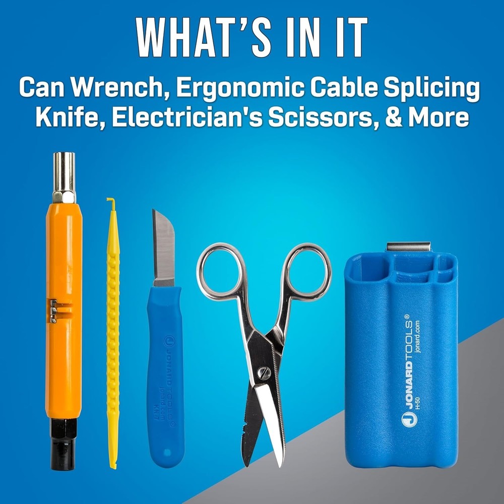 TK-50 5-Piece Telecom Installer Kit: Essential Tools for Precision Installations