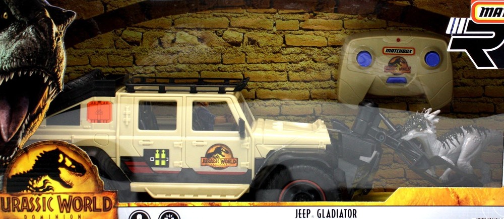 Jurassic World RC Jeep GLADIATOR Full Function Control + Dinosaur & Claw 🌟NEW🌟