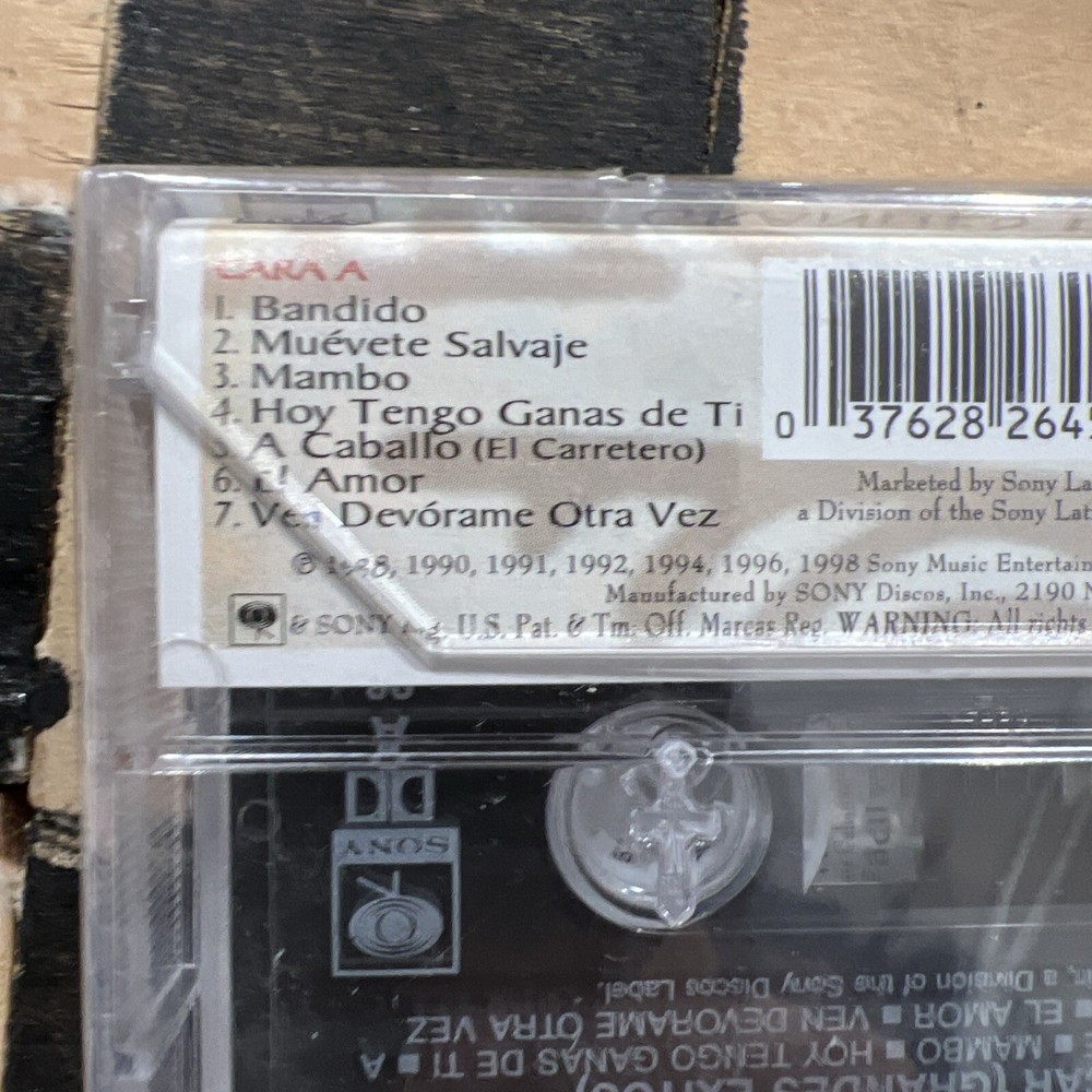 Sugar Tan Cassette Spanish Lots Sugar Grandes Exitos 1997
