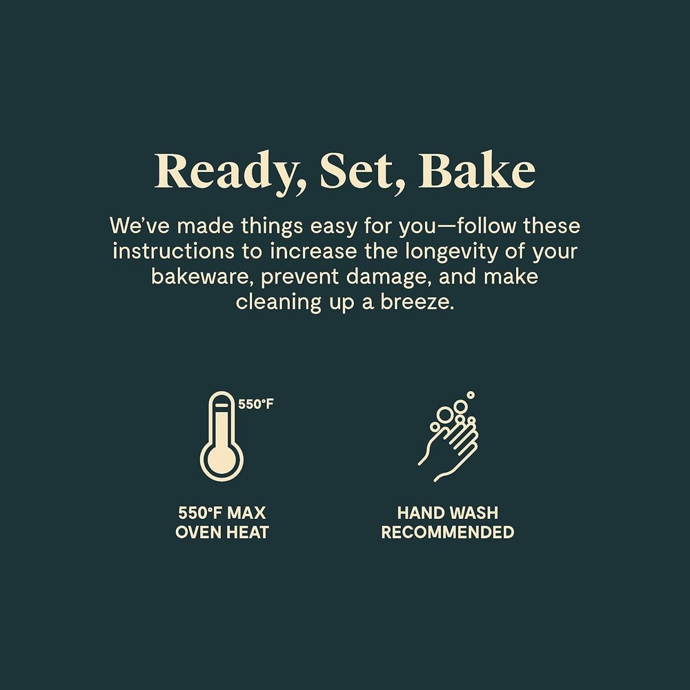 Caraway Nonstick Ceramic Bakeware Set (11 Pieces) - Sage, NEW