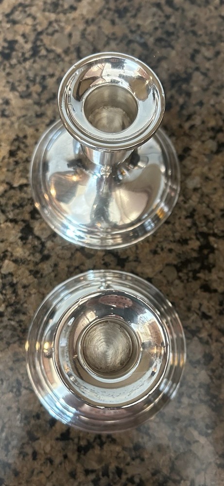 Towle Sterling Candlesticks 3” T
