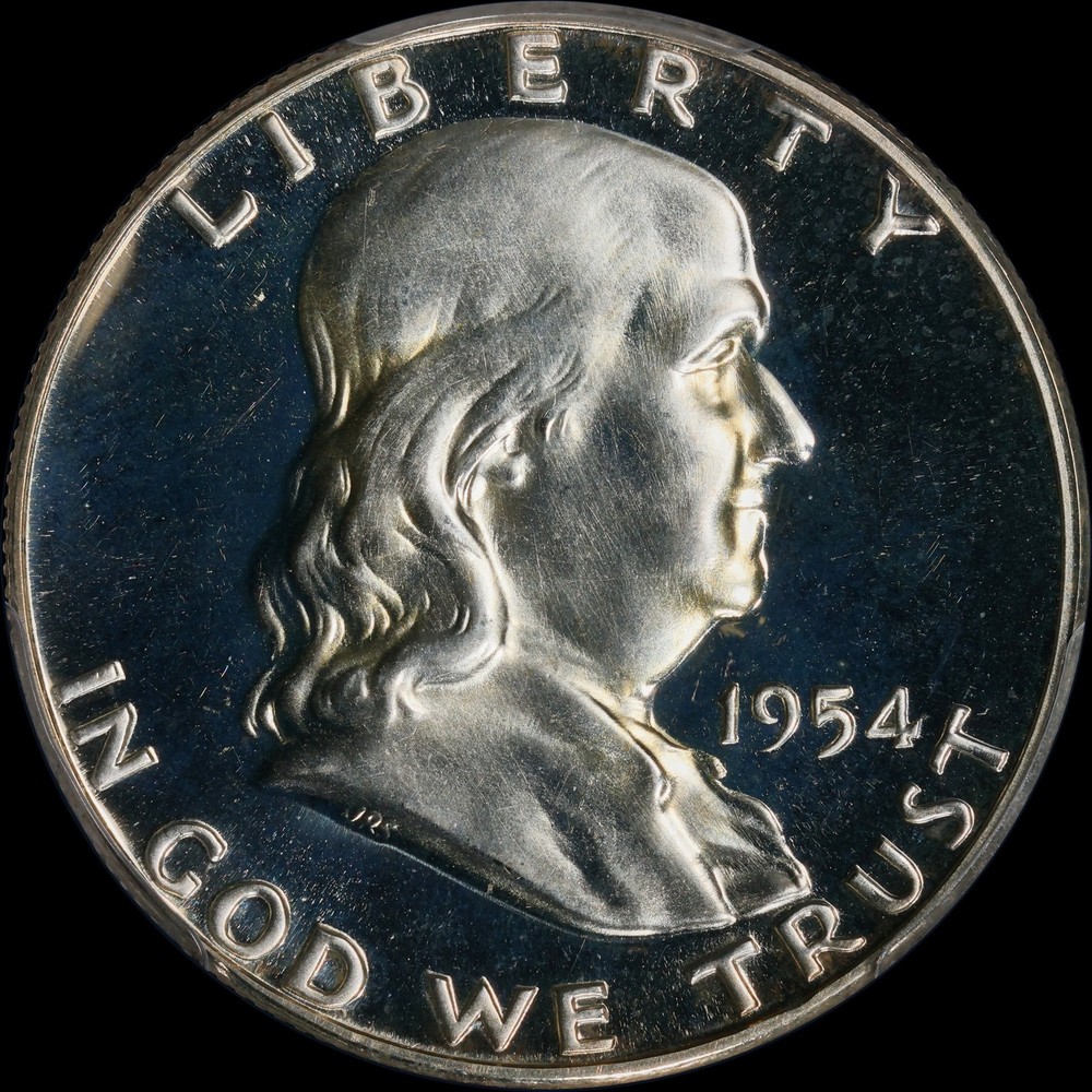 1954 Proof Franklin Half Dollar 50c PCGS PR65 CAM