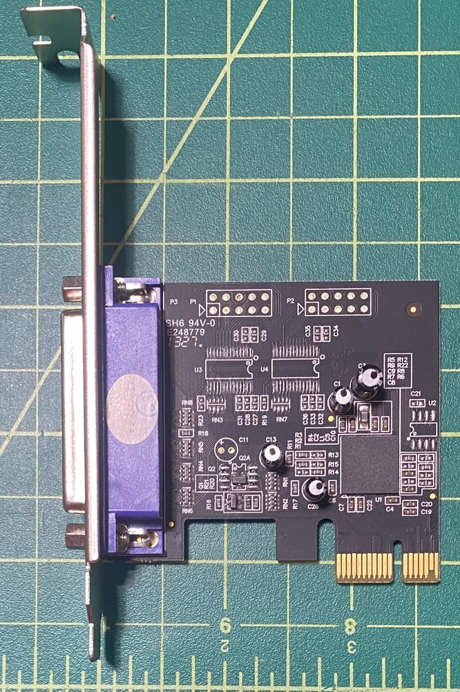 StarTech PEX1PLP 1 Port PCIe Low Profile Parallel Adapter Card SPP/EPP/ECP