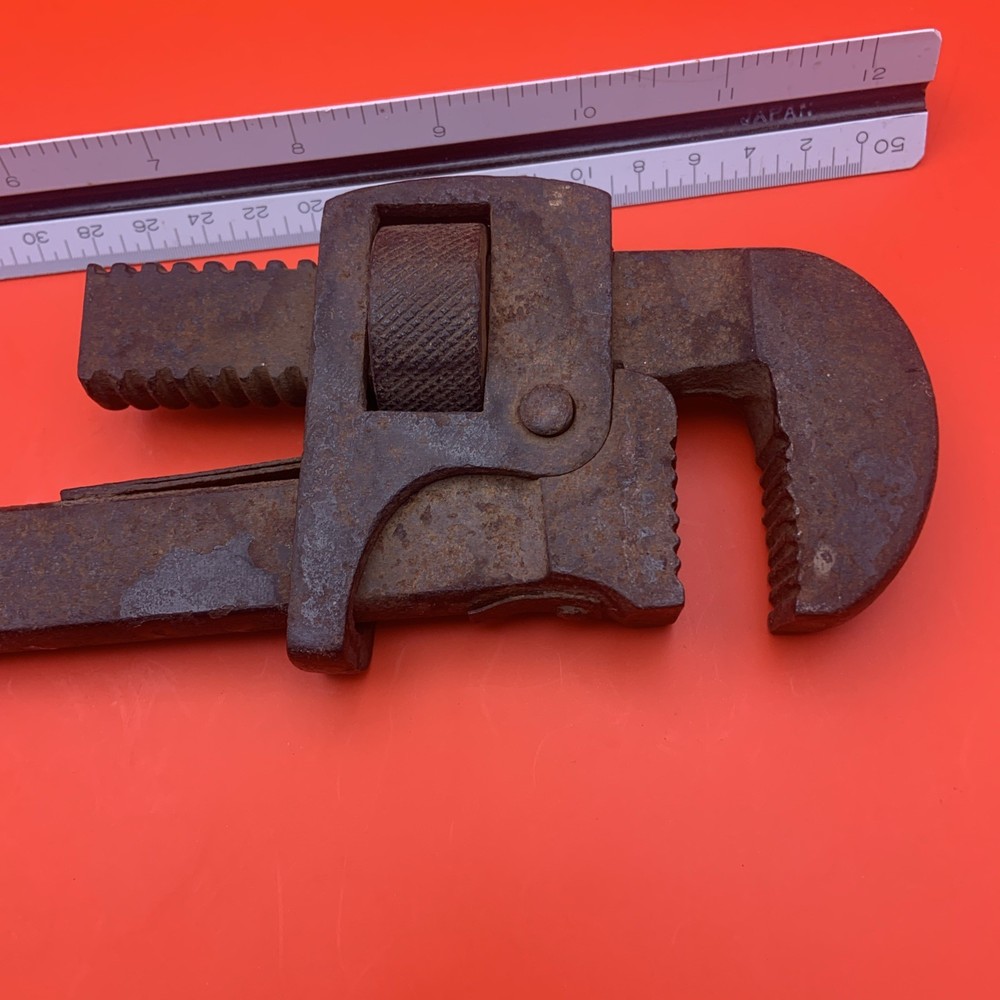 Vintage Metal Pipe Wrench 12”