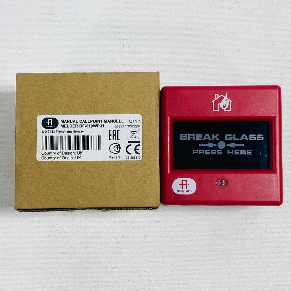 Autronica BF-510WP-H Manual Call Point