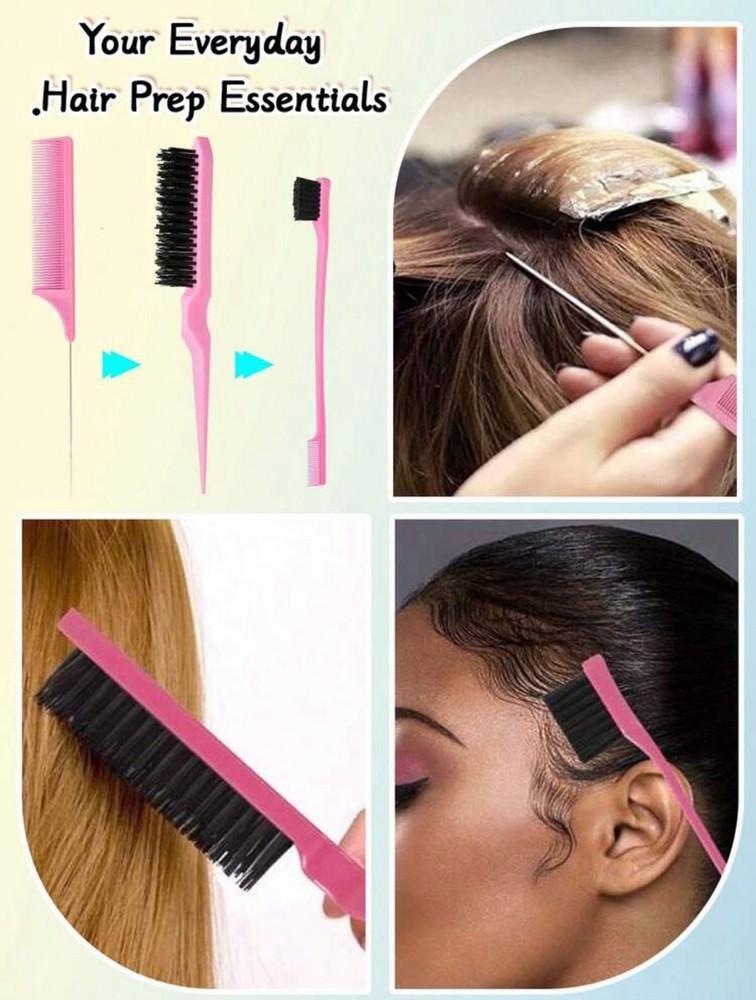 Pink Hair Styling Tool Set