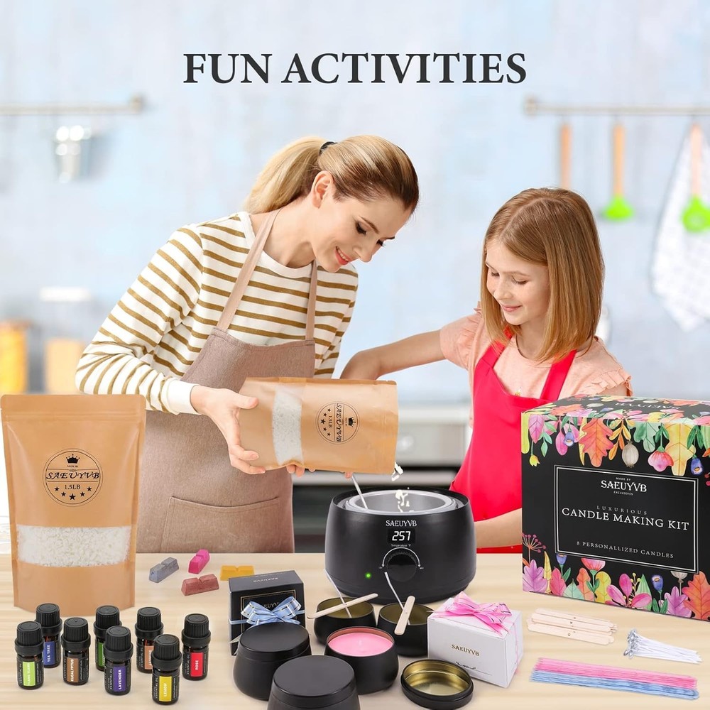 Comprehensive Candle Making Set with Tools and Accessories