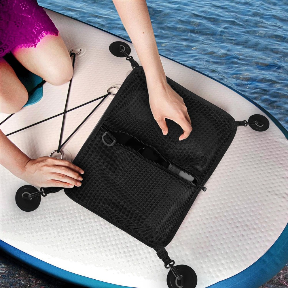 Paddle Board Deck Bag SUP Accessories Mesh Storage Deck Bag