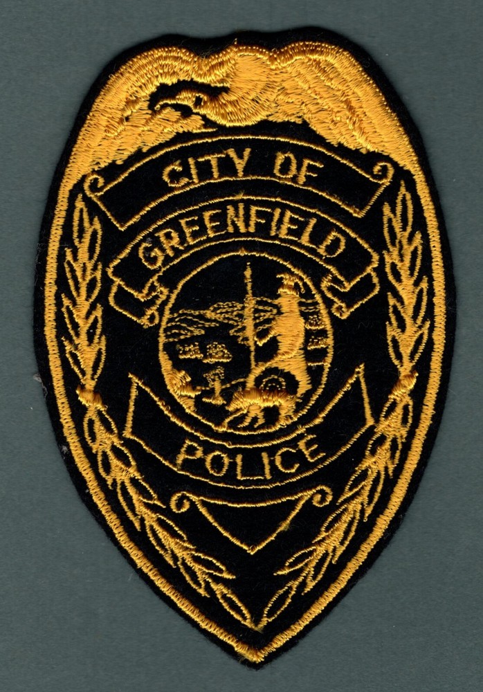Greenfield California Police Patch