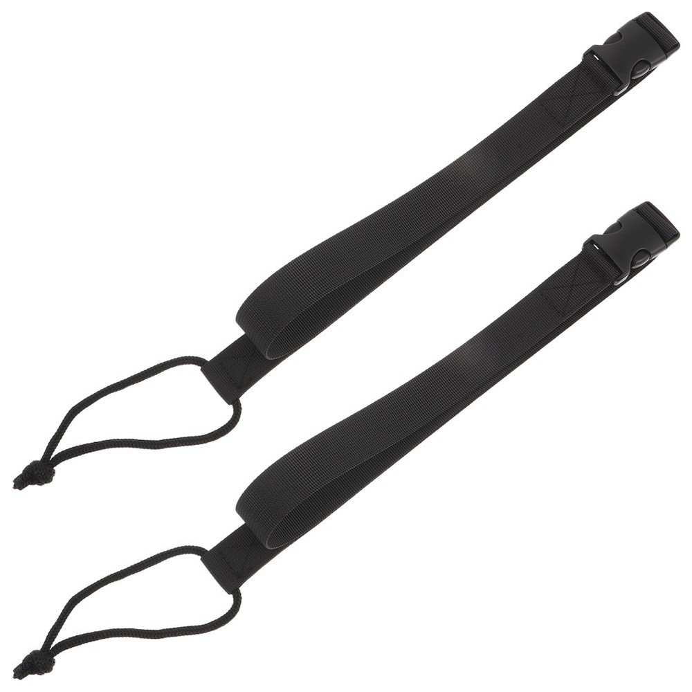 2 Pcs Snowboard Leash Accessories Bindings Straps Retractable Tow