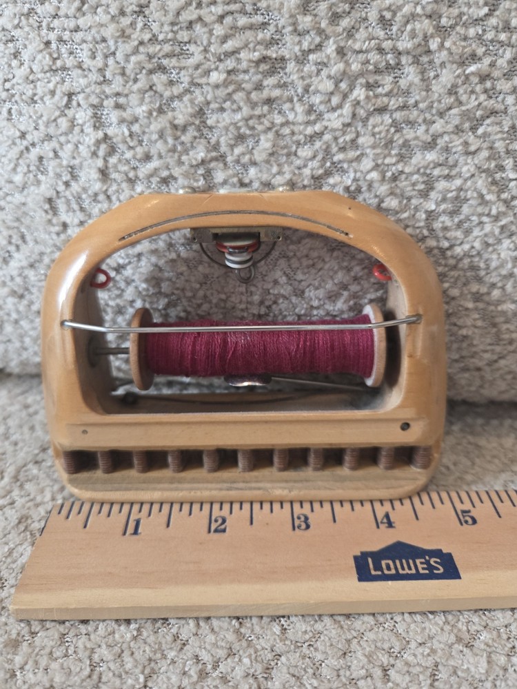 Antique Thread Bobbin Weaving Loom Shuttle, Sewing Tool