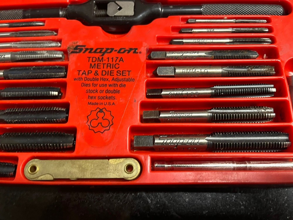 Snap On Tap And Die Set TDM117A