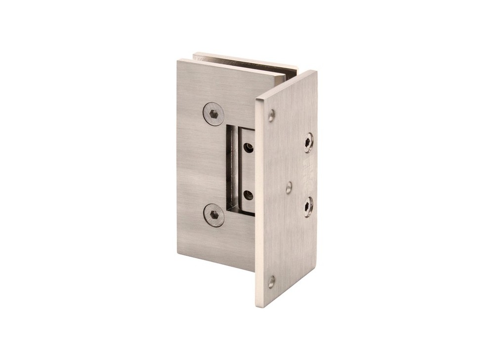 Glendale Adjustable Square Wall Mount Hinge Full Offset Back Plate - Brushed Nic