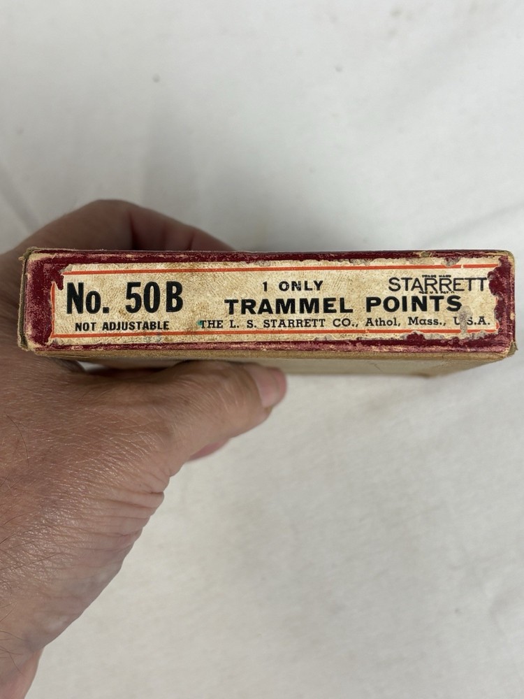 Vintage Starrett no. 50-B Adjustable Trammel Points