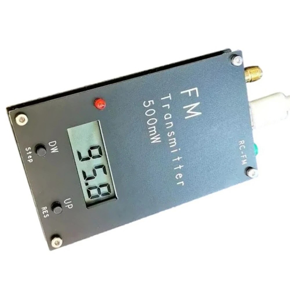 2KM 0.5W FM Transmitter LED Digital Display Audio Stereo Transmits