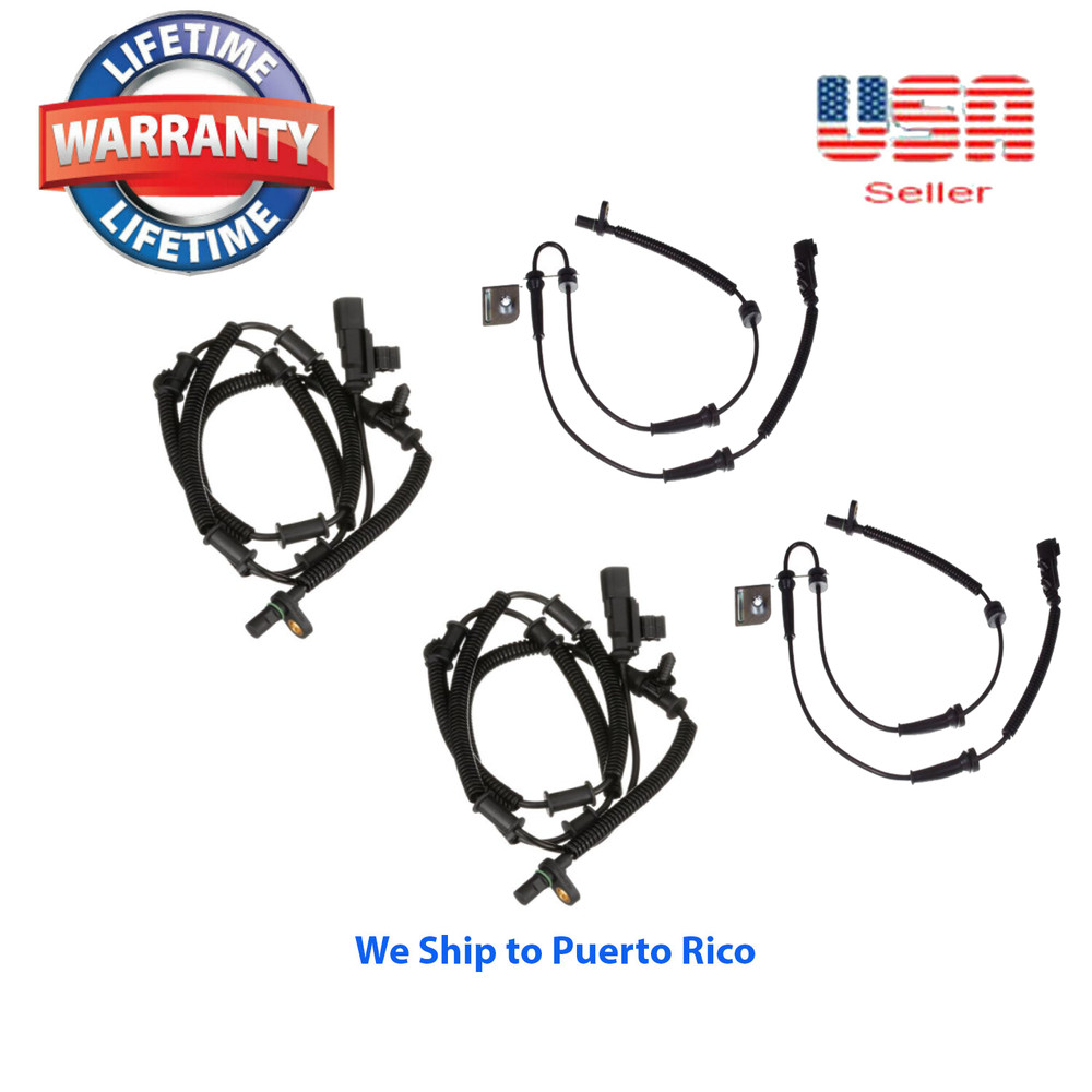 4 ABS Speed Sensor Front Rear Right & Left Fit CHRYSLER DODGE RAM 2012-2020