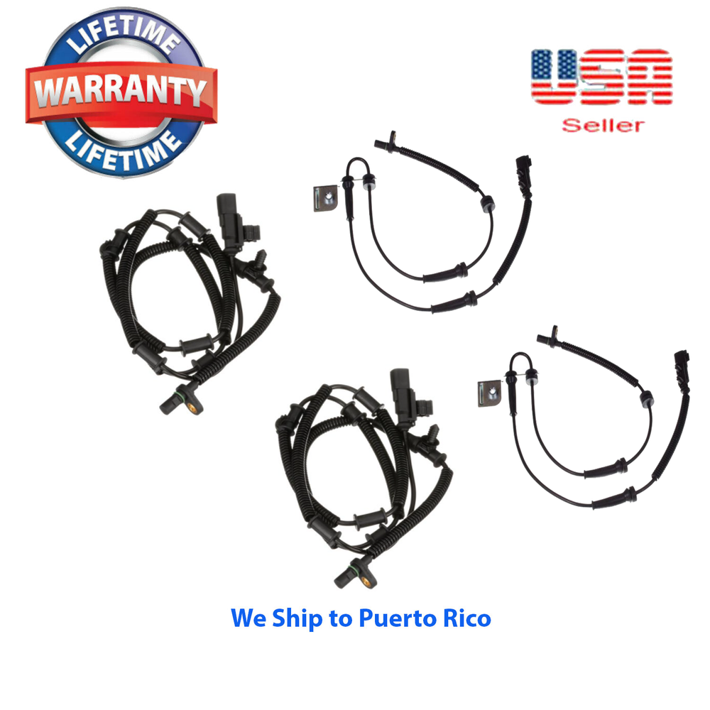 4 ABS Speed Sensor Front Rear Right & Left Fit CHRYSLER DODGE RAM 2012-2020