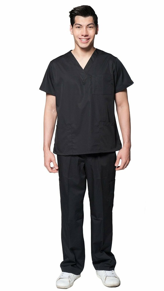 Men's Slim Cut 7 Pocket Basic Uniform Scrubs