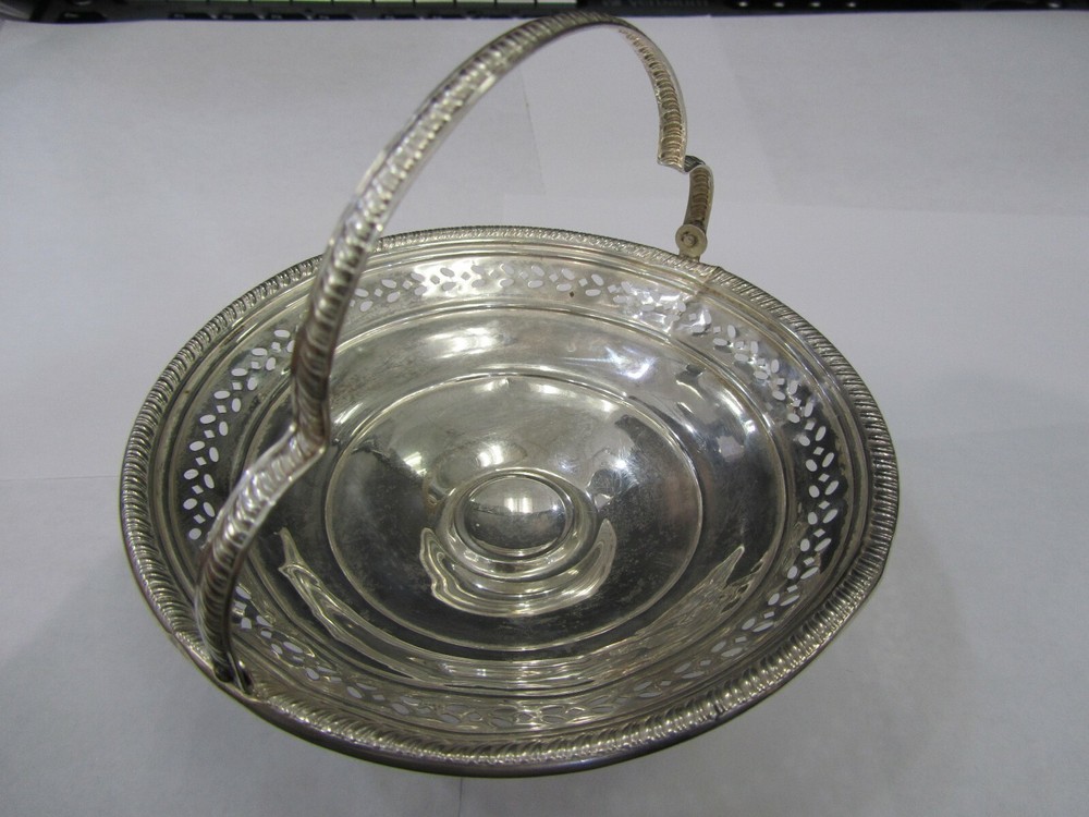Antique Sterling Silver Basket