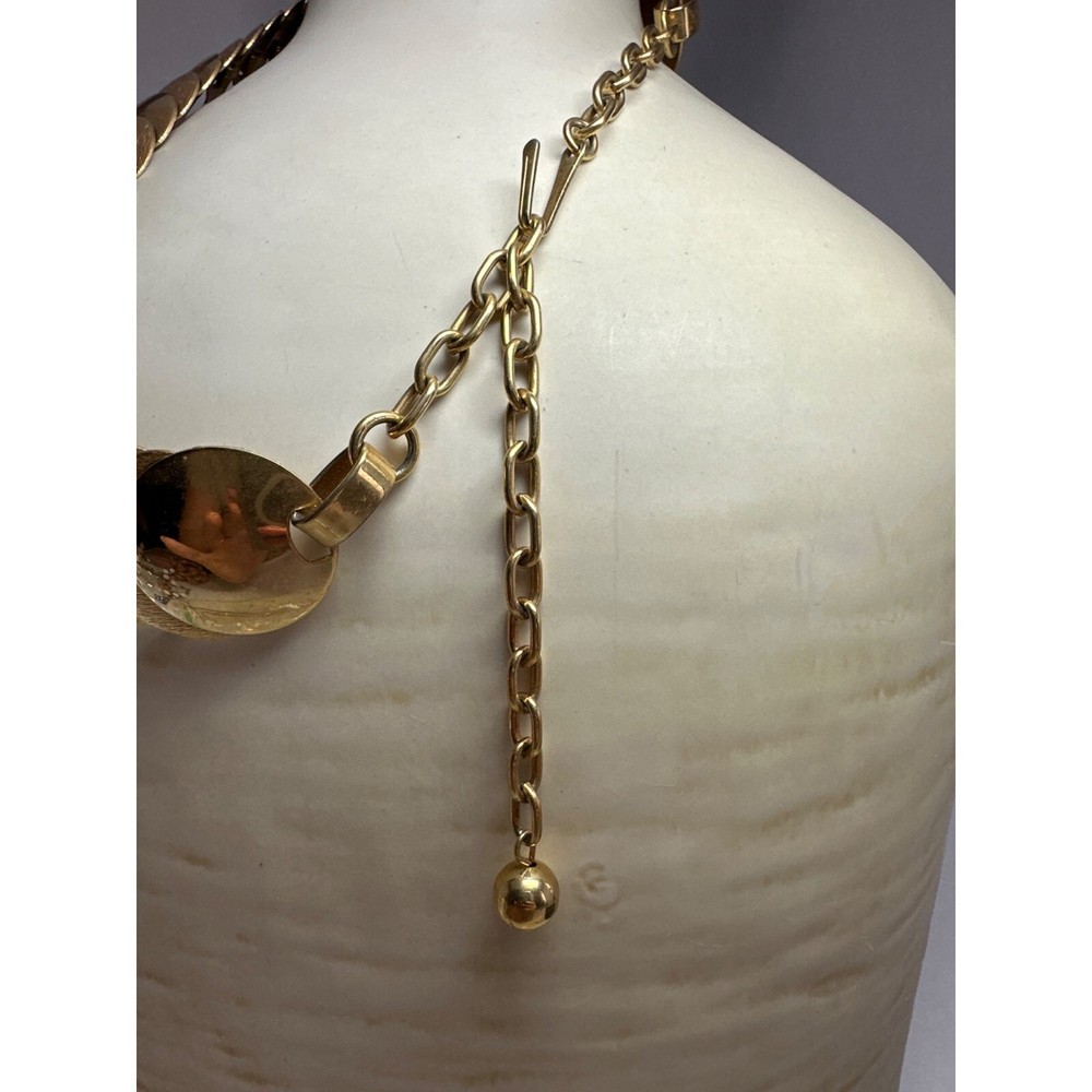 Vintage Goldtone Medallion Chain