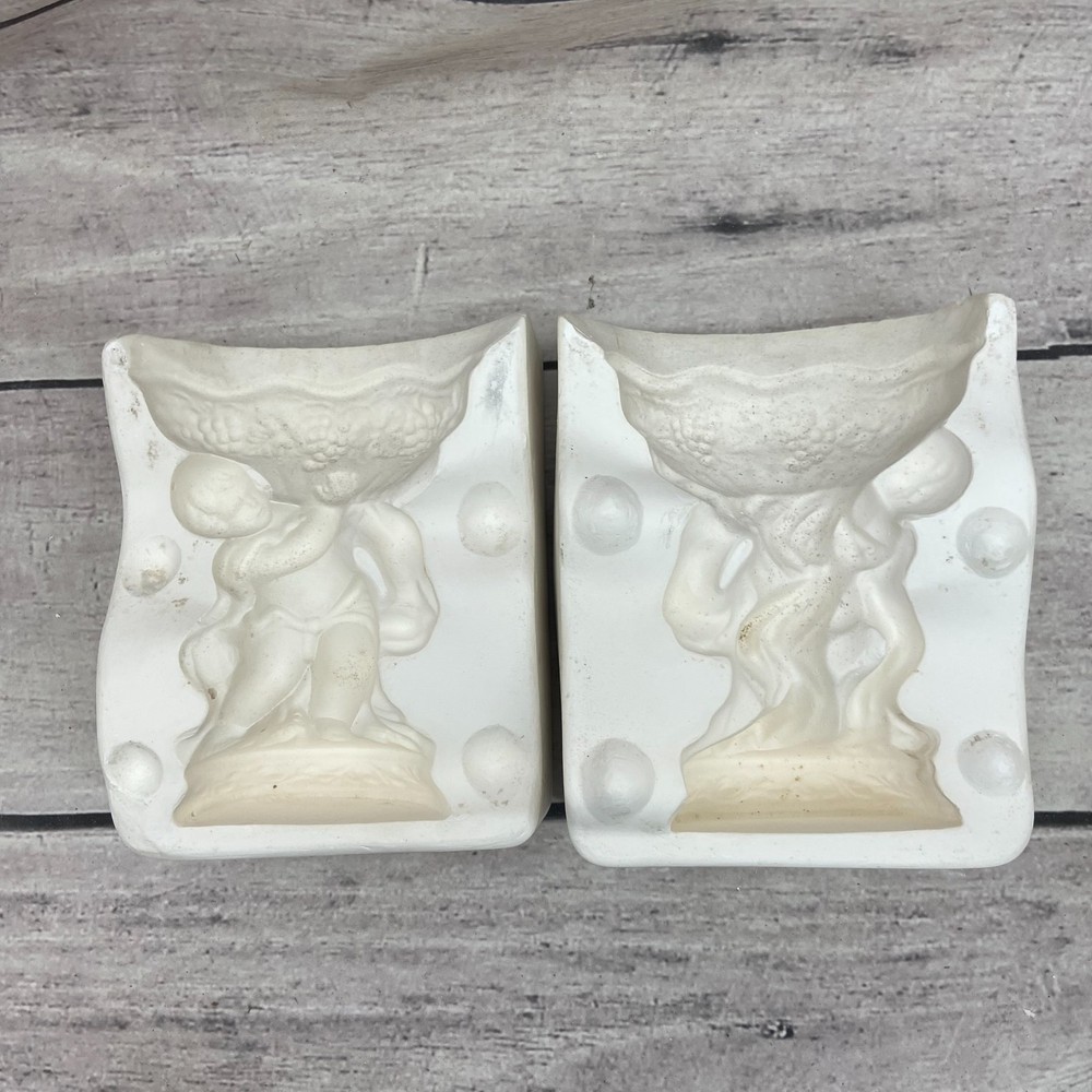Unbranded Ceramic Casting Mold Cherub Grape Compote #937