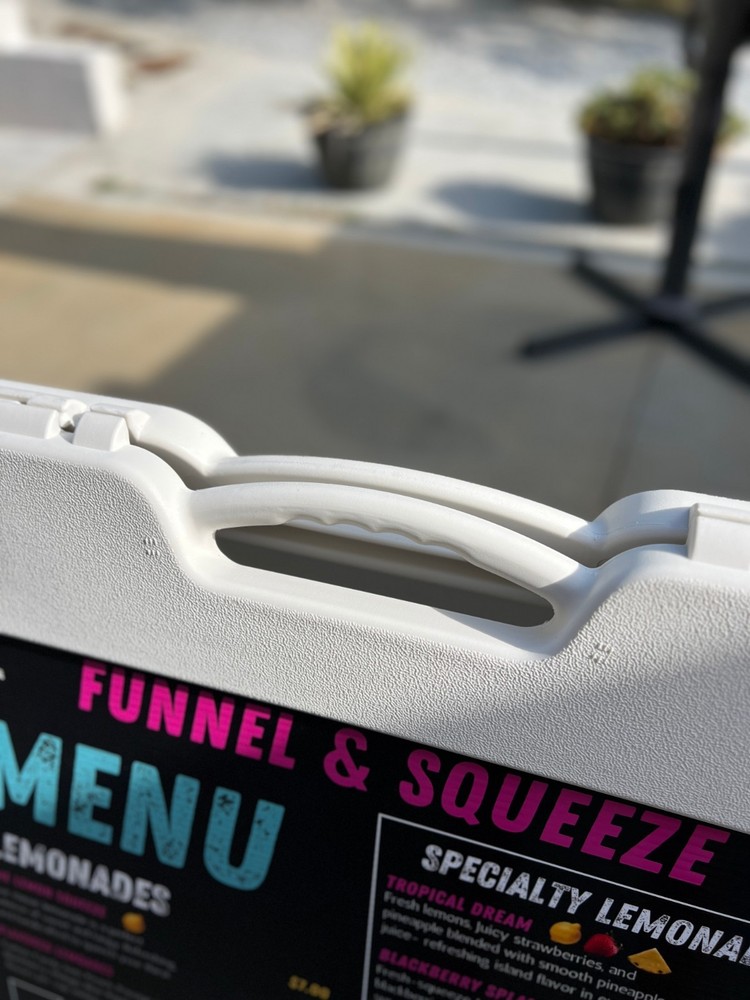 A-Frame Sidewalk Signs – Custom Printed, Your Design, Both Sides