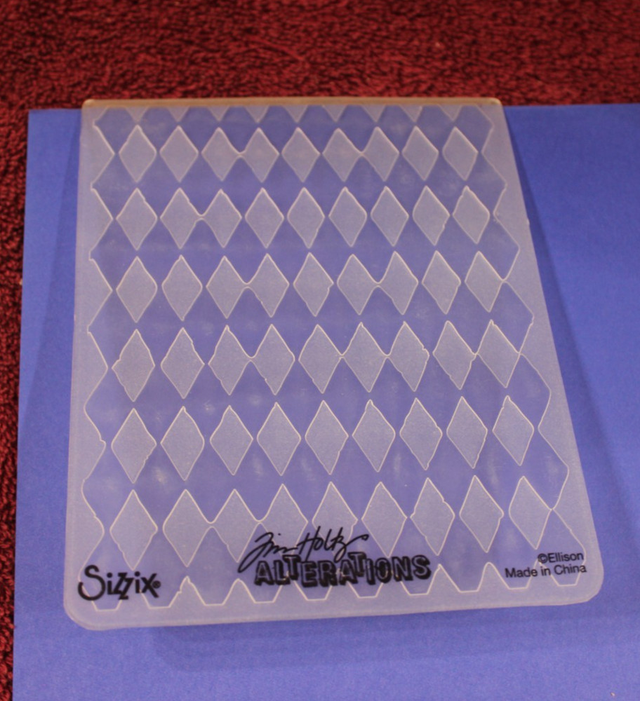 Sizzix Tim Holtz Alterations Embossing Folder - Diamond Plate
