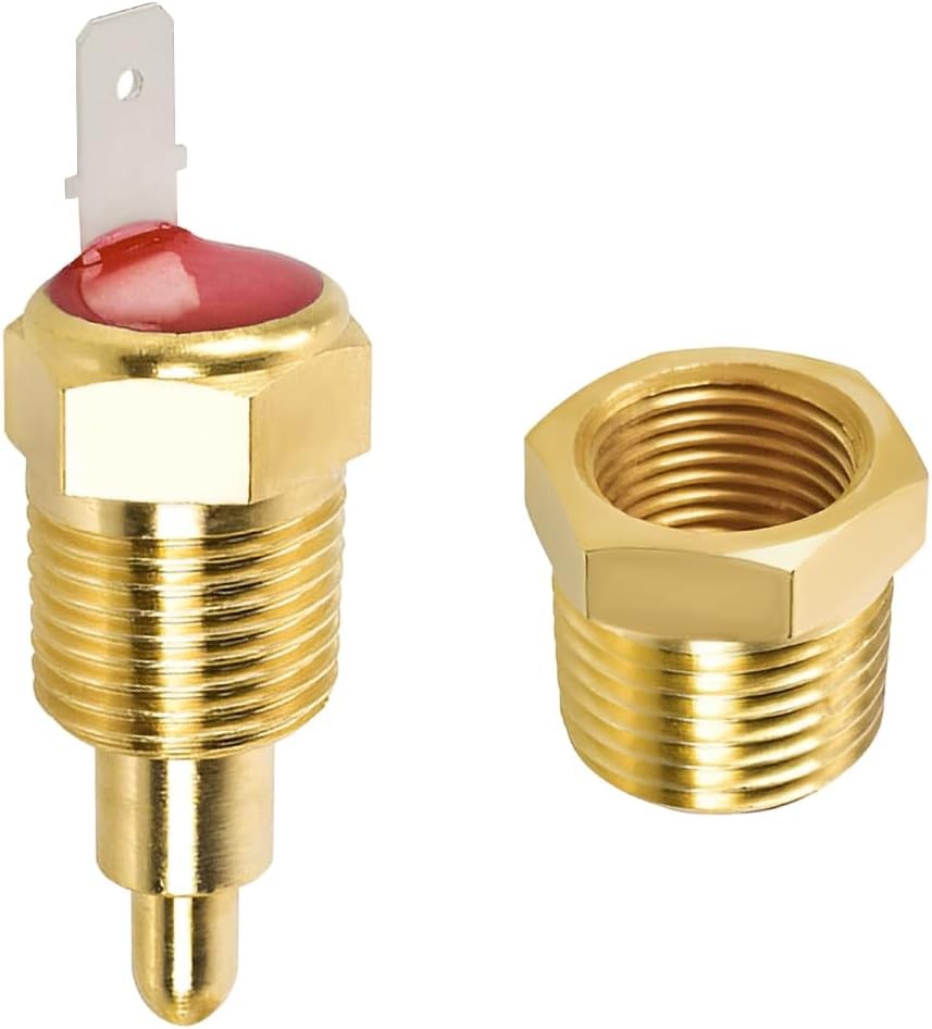 Fan Thermostat Temperature Switch, 185'F to 175'F Engine Cooling Fan Switch with