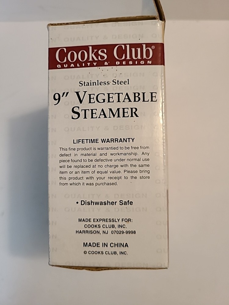 Small Stainless Steel Vegetable or Seafood Steamer 9”
