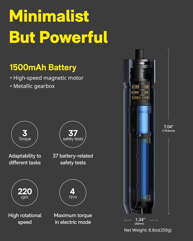 Hex Screwdriver Kit Bat