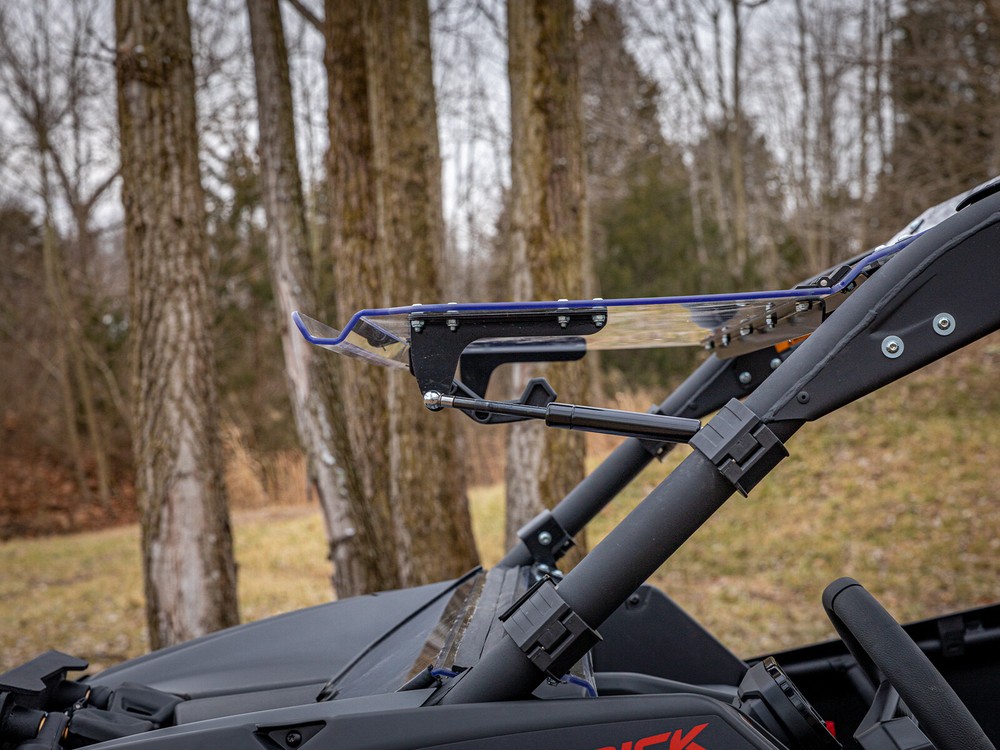SuperATV Scratch Resistant Flip Windshield for Can-Am Maverick X3 (64" or 72")