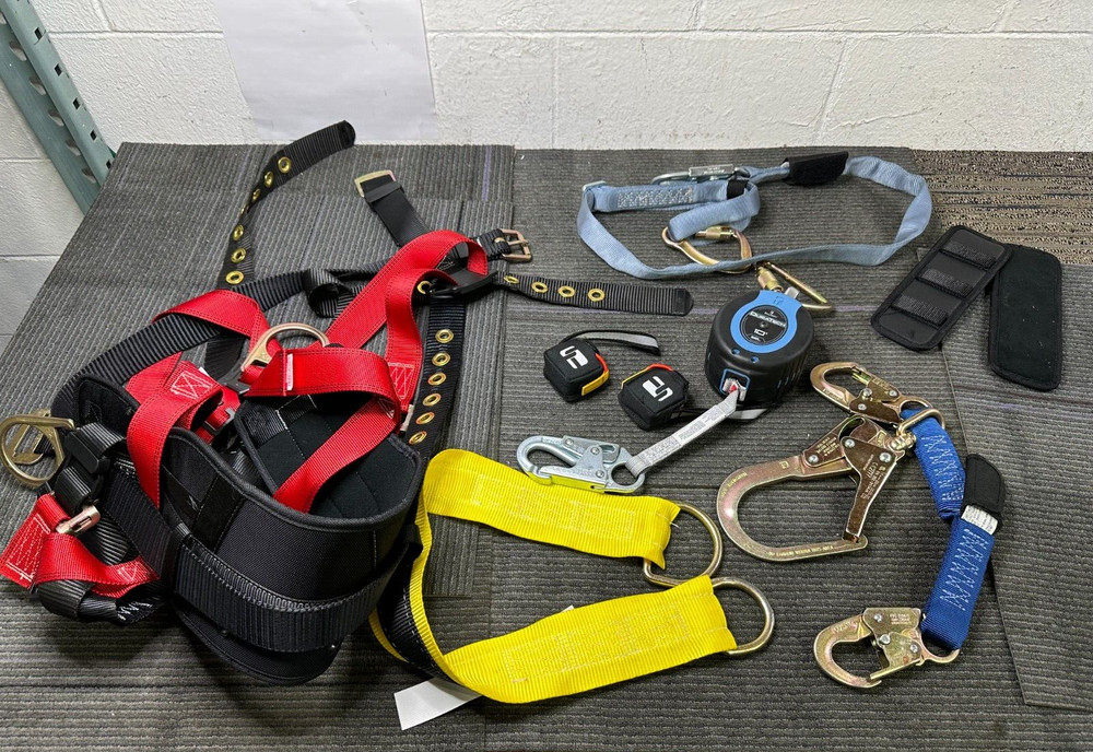 Falltech 7078B Full Body Harness Construction COMPLETE w/Duratech SRL, SZ: 2XLg
