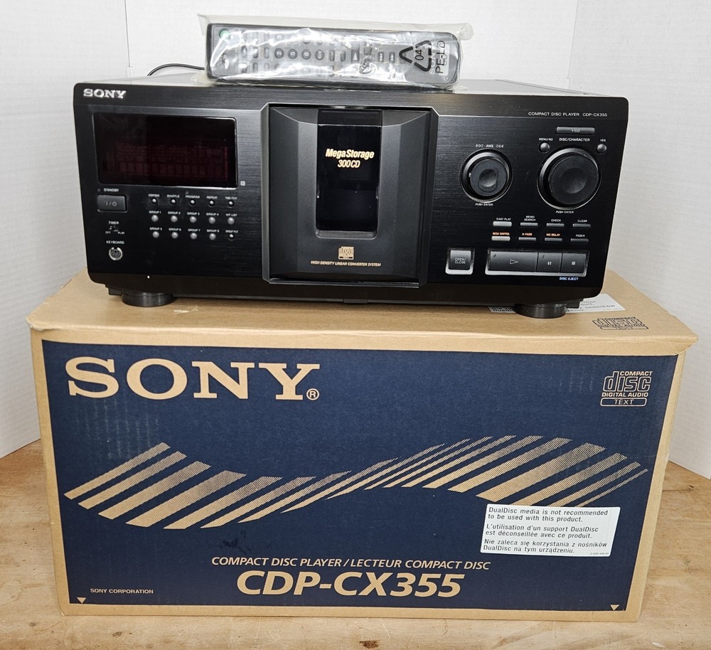 Sony CDP-CX355 CD Player Mega Storage 300 Disc Changer Tested
