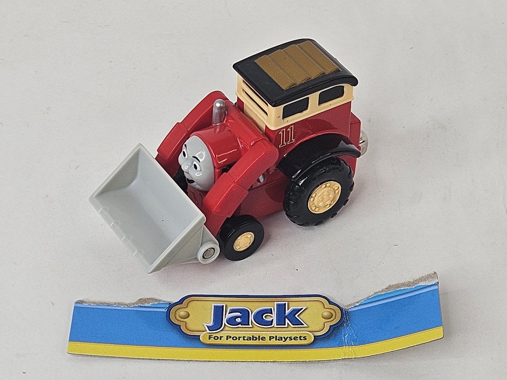 Mattel Thomas & Friends Jack Red Diecast Front Loader Portable Playsets Toy