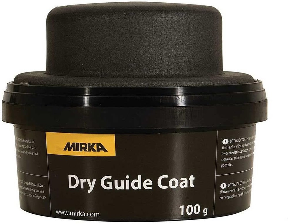 Dry Guide Coat Black with Applicator 100G for Light Colour Surfaces