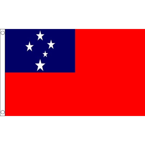 Western Samoa Samoan Flag Table Hand Flags Bunting Party Pack Scrunchie Display