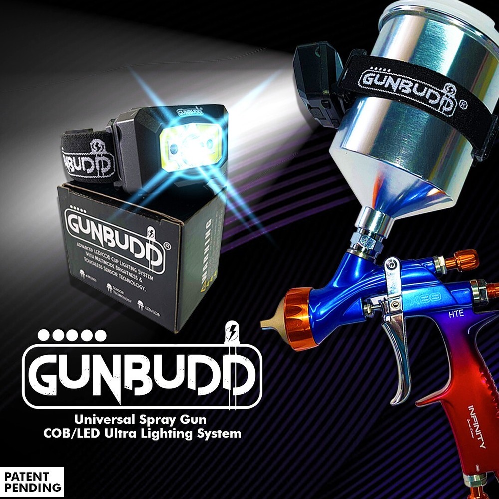 Paint Spray Gun Light GUNBUDD LED/COB Universal Lighting System Flashlight!