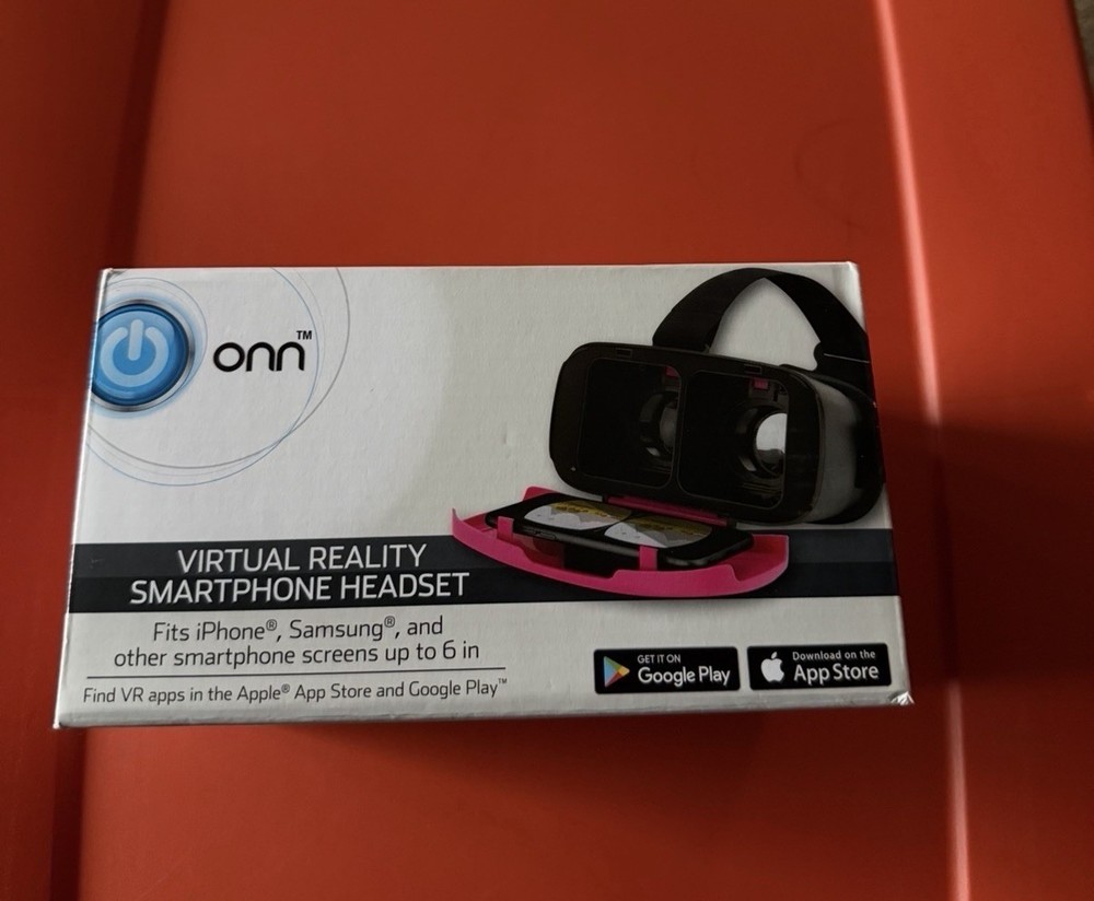 onn virtual reality smartphone headset - PINK