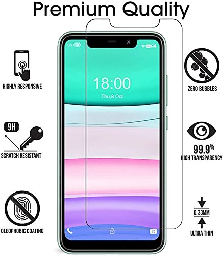 3 Pack for BLU G65L Screen Protector,Case Friendly, Scratch Resistant Bubble