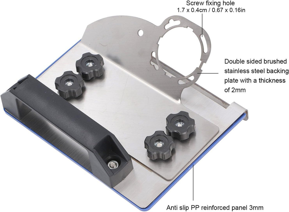 Tile Chamfering Tool for 45 Degree Angled Cutting, Stainless Steel and Plastic,
