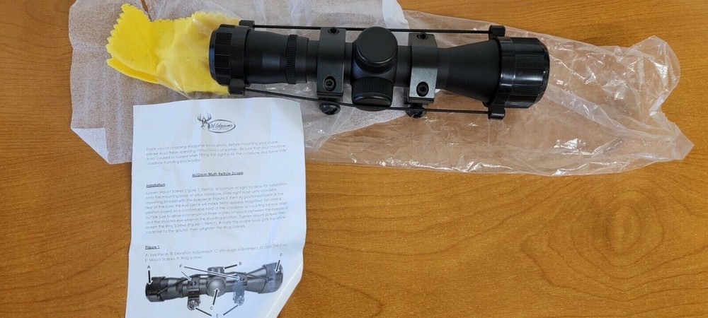 wildgame innovations 4x32mm multi-reticle scope