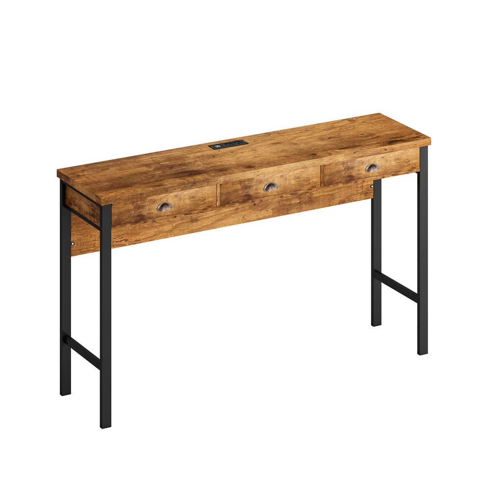 4 Piece Bar Table Set Counter Height Kitchen Pub Table with 3 Bar Stools US