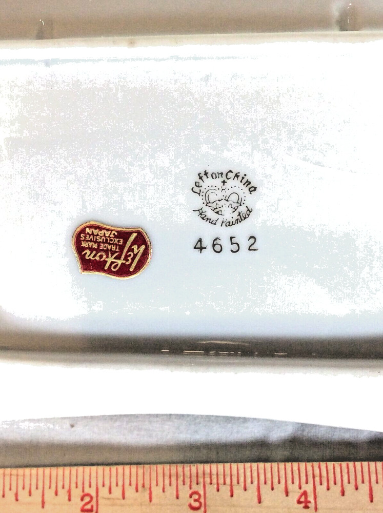 LEFTON FINE CHINA 50TH ANNIVERSARY TRINKET DISH -EUC